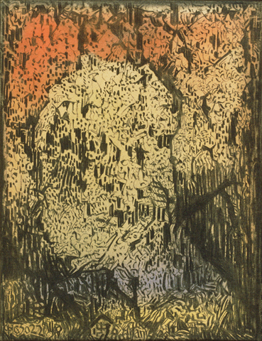 A.A. Plasschaert, Opus 3022: De liefde zoekt zichzelve niet (1923), krijttekening, 55.7 x 43 centimeter, Inventarisnummer AB3862