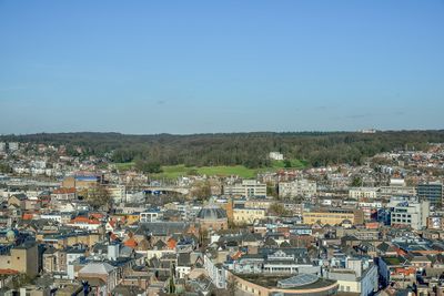 Luchtfoto van Arnhem.