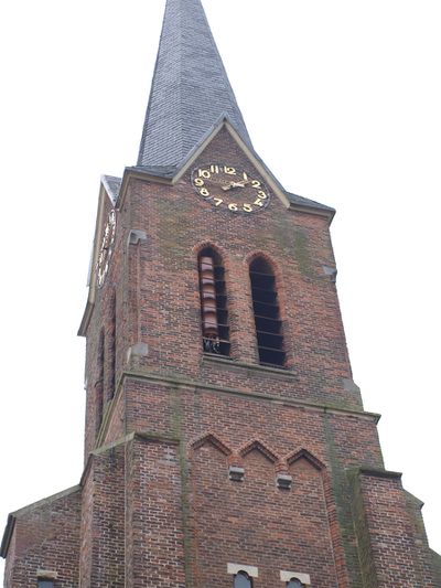 een kerktoren.