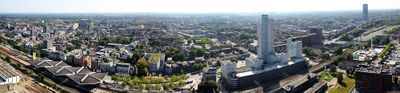 Lucht panoramafoto van Tilburg.