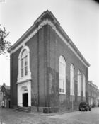 Zuidwestgevel van de Lutherse kerk in Middelburg