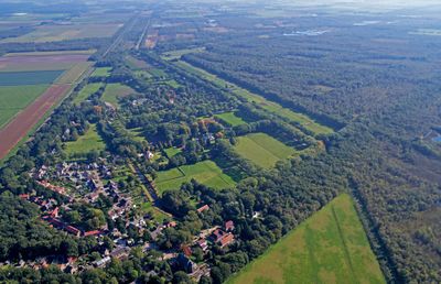Luchtfoto van het Griendtsveen.