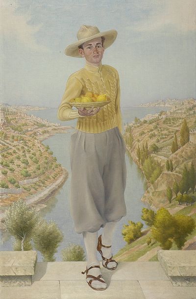 J.M. de Vries, Leo, (ca. 1942, olieverf op doek, 150 x 98 cm